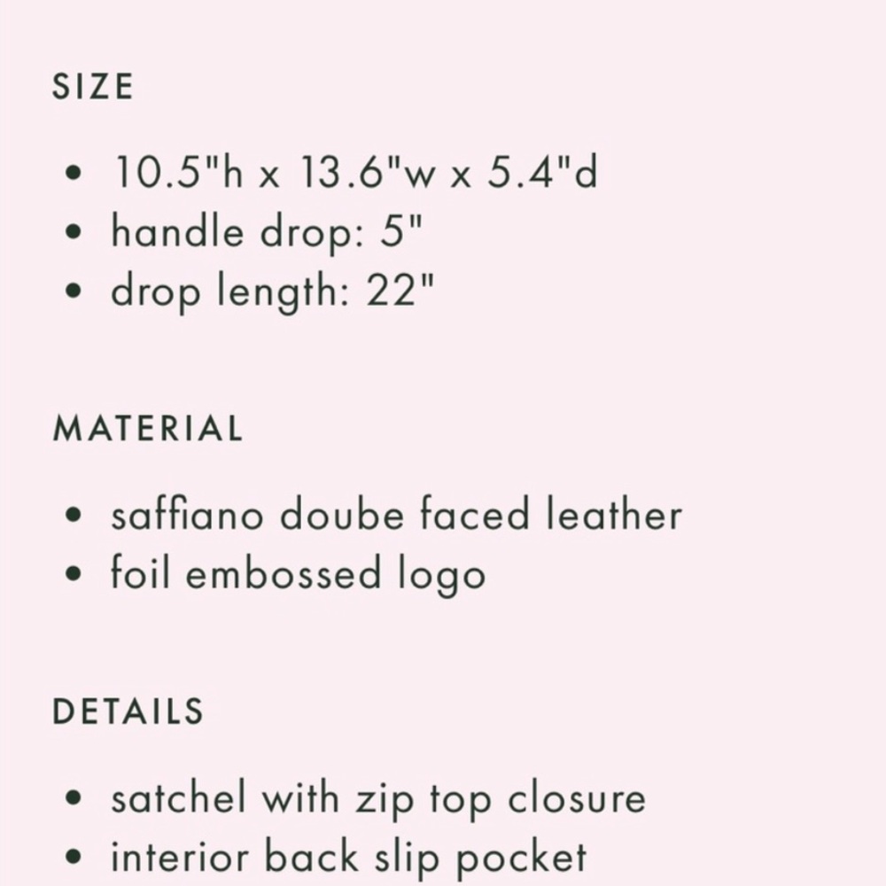 Kate Spade EVA Medium Top Zip Satchel - Picture 6 of 6